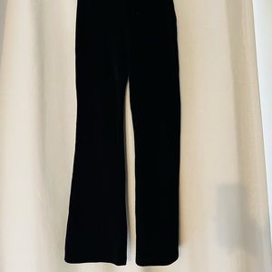 Black corduroy pants flare